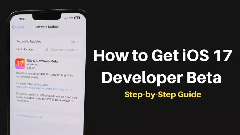 how to get ios 17 developer beta