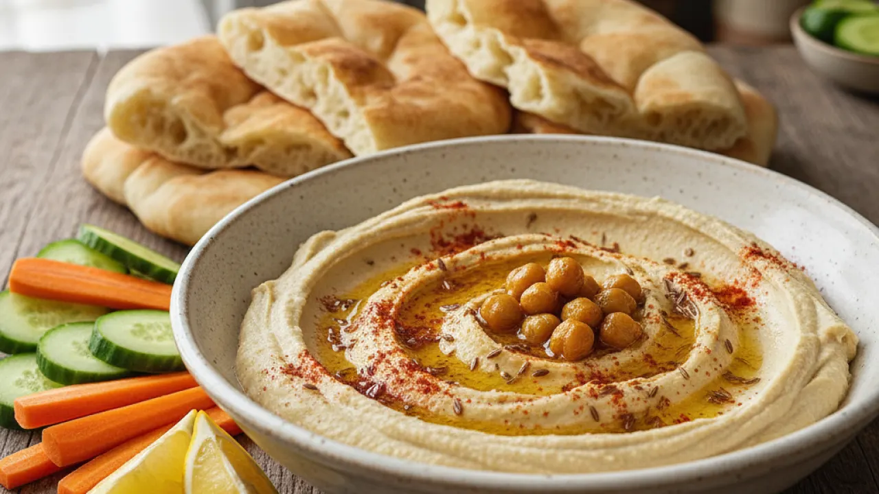 Homemade Hummus - The 5 Minute Recipe mediterranean recipes for beginners 2026