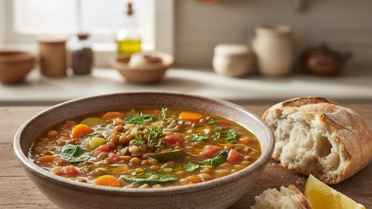Mediterranean Lentil Soup - The Pantry Hero mediterranean recipes for beginners 2026