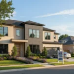 Modern residential investment property with for rent sign and landscaping in suburban neighborhood representing real estate investment mistakes 2026