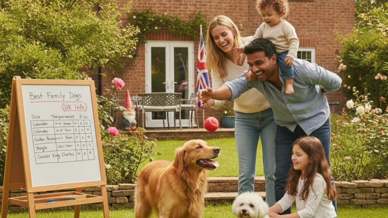 best dogs for families uk detailed information uk 2026