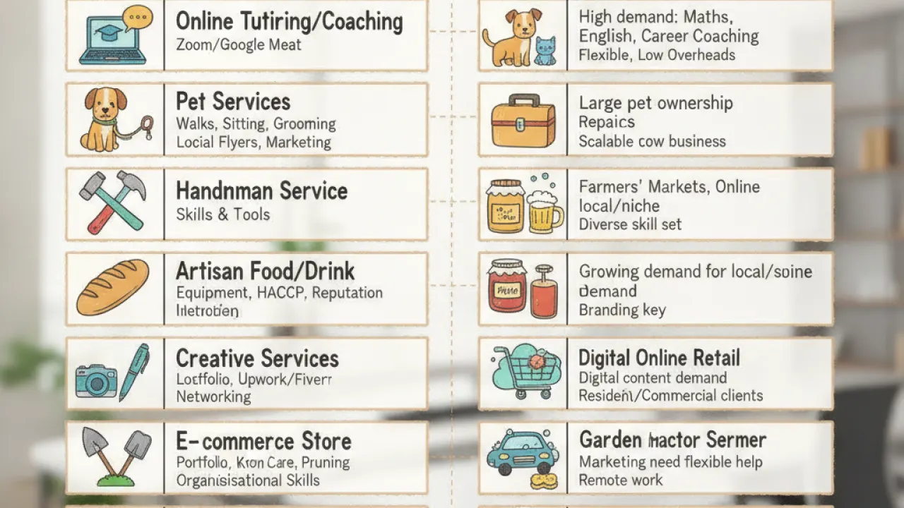 best small business ideas uk detailed information uk 2026