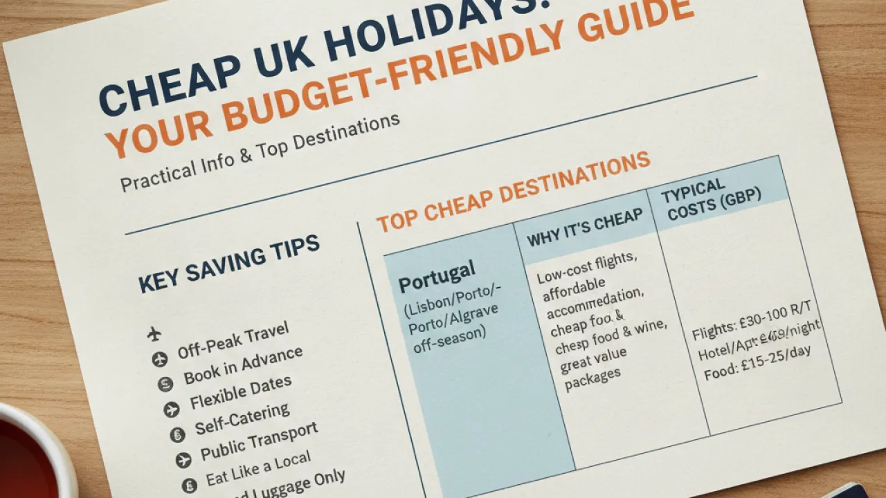 cheap holiday destinations from uk detailed explanation 2026
