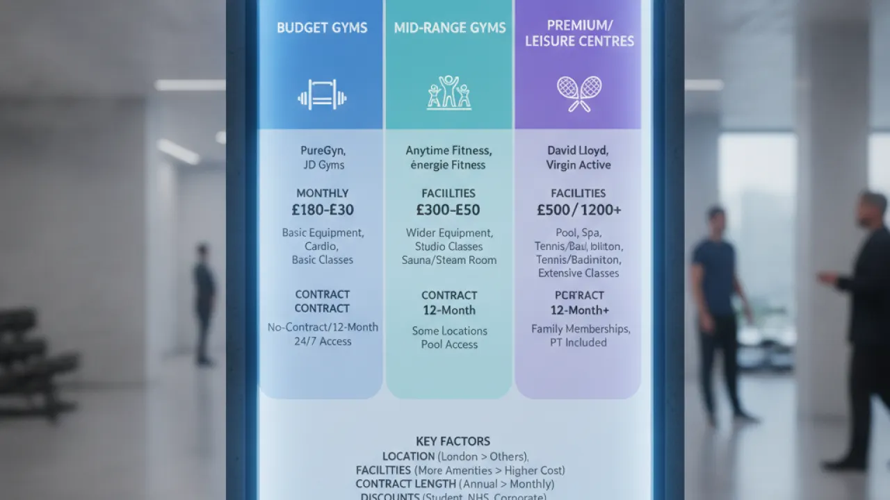 gym membership cost uk detailed information 2026