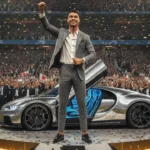 highest paid athlete in world football star celebrating stadium