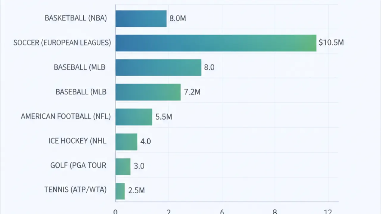 highest paid athlete in world salary comparison sports chart