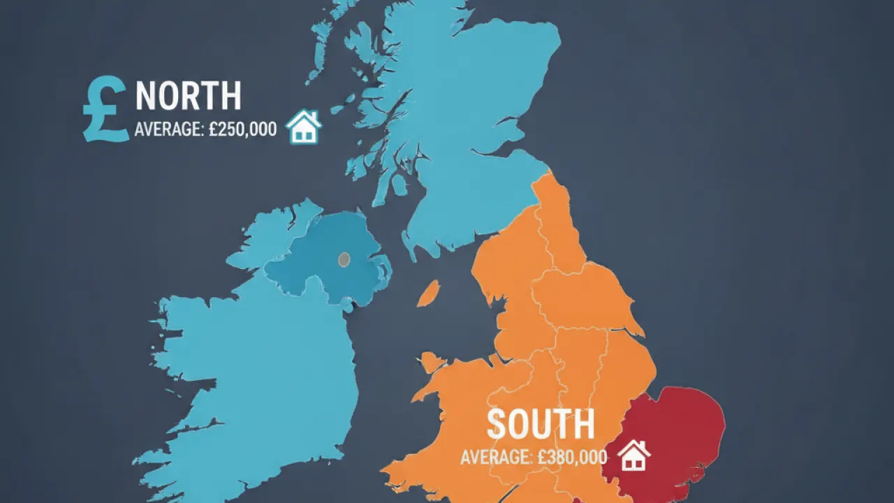 how much does a house cost in uk regional price comparison map