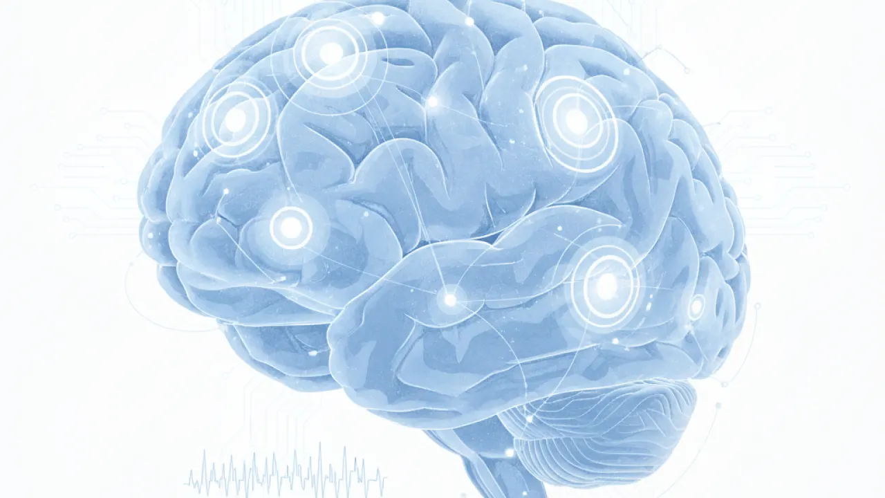 how to focus and concentrate brain default mode network illustration
