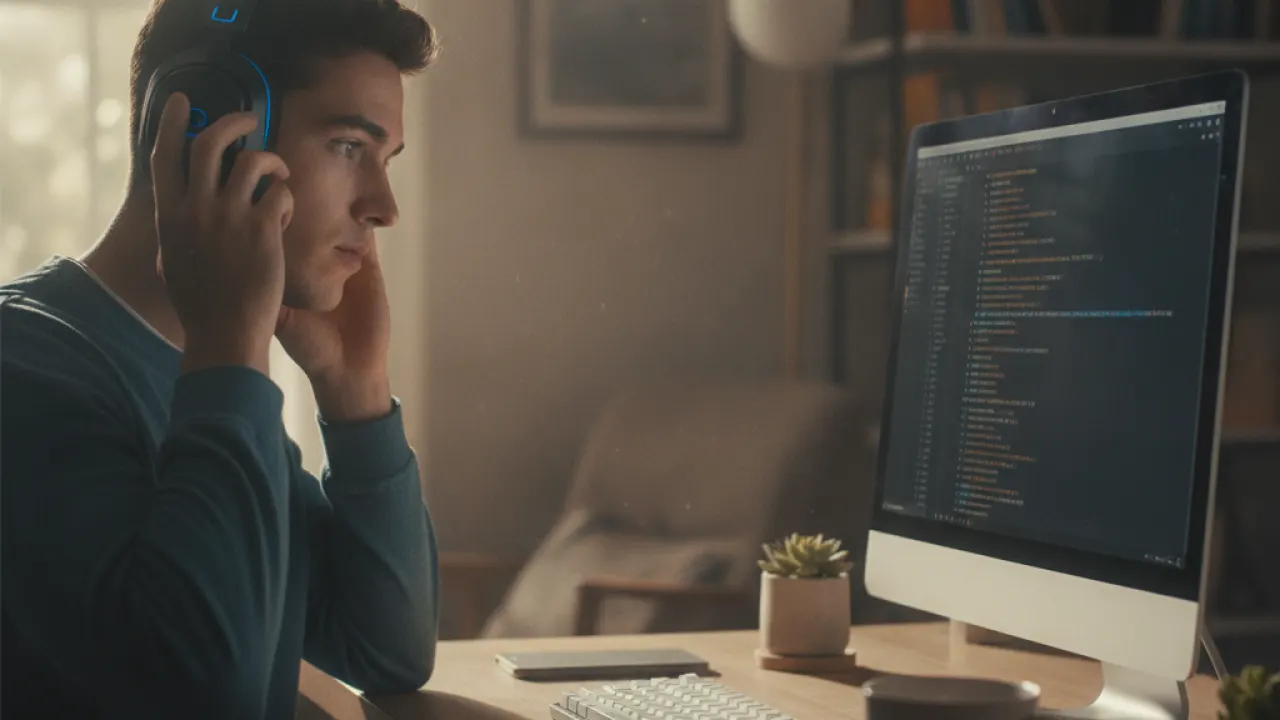how to focus and concentrate using noise cancelling headphones
