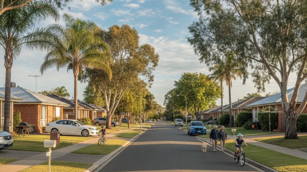 how to move to australia from uk australian suburban neighbourhood
