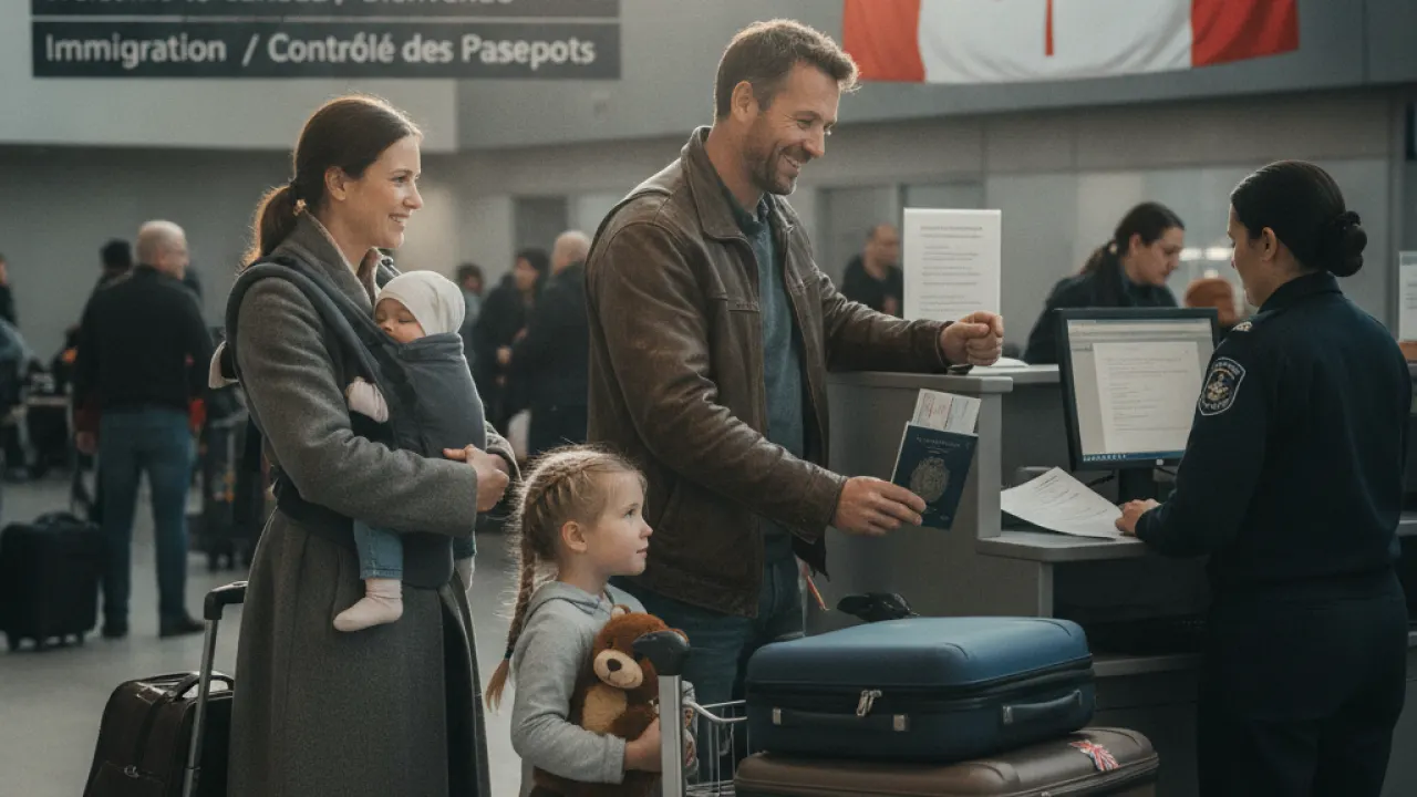 how to move to canada from uk british family arriving canada