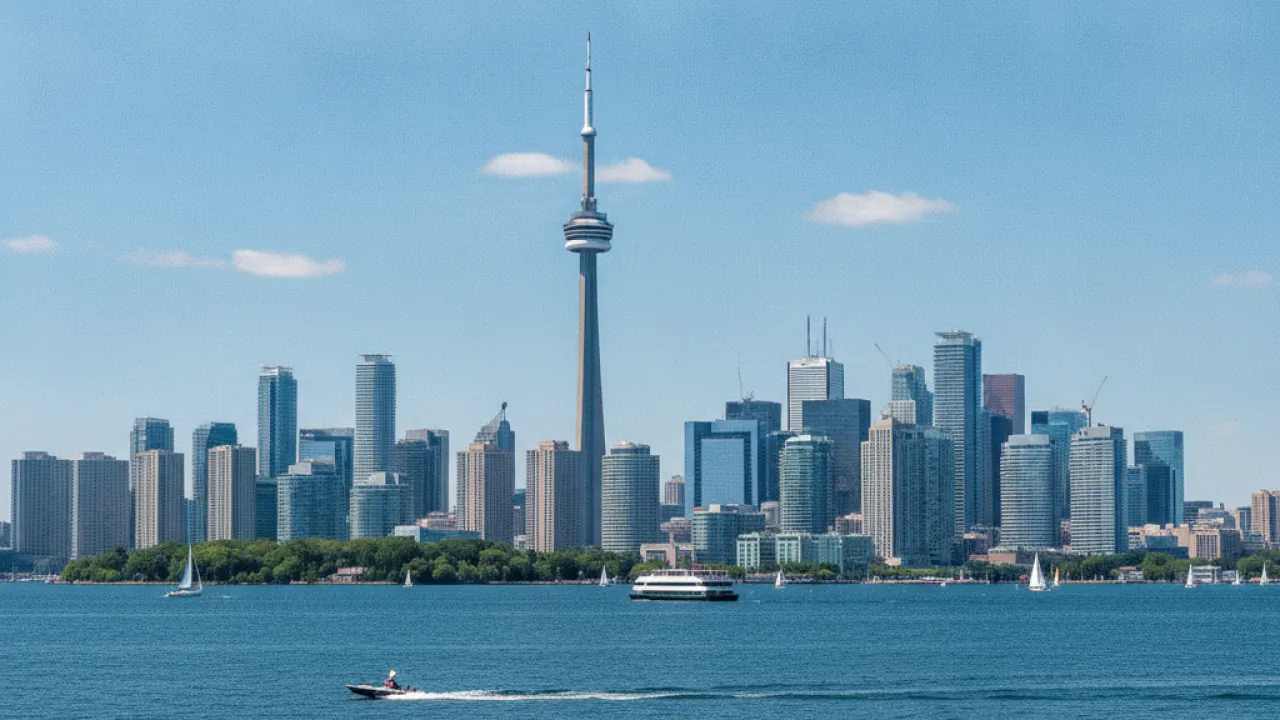 how to move to canada from uk toronto skyline cn tower