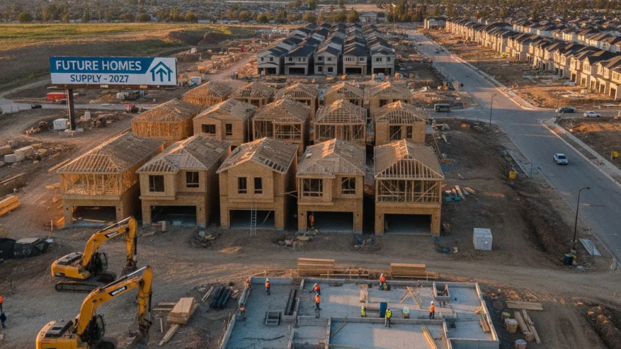 real estate market predictions 2027 New construction supply affects real estate market