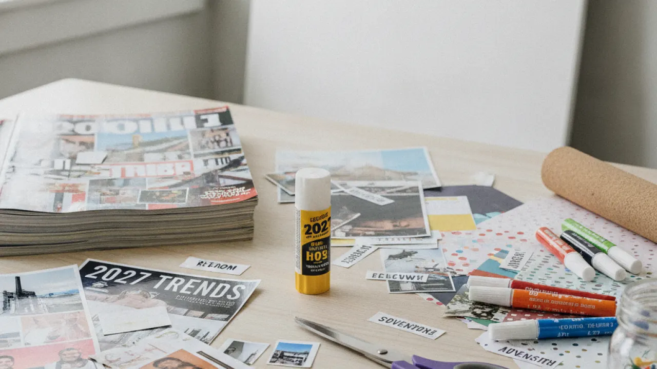 how to create a vision board 2027 You need minimal supplies to create a vision board