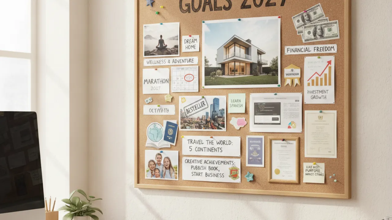 how to create a vision board 2027 Where you place your vision board in 2027 affects