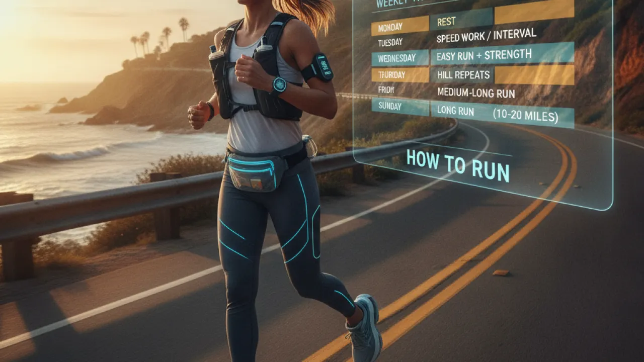 how to run a marathon 2027 A weekly schedule is essential when figuring out h