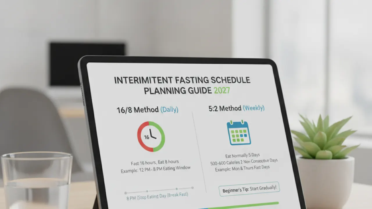 intermittent fasting guide 2027 - A clear schedule makes intermittent fast
