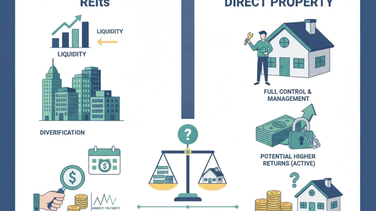 how to invest in reits 2027 comparison direct property