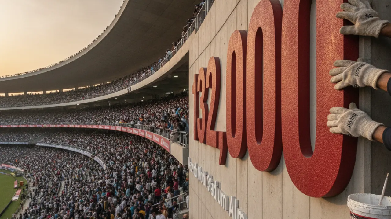 1. Narendra Modi Stadium, Ahmedabad, India - 132,000  -  biggest stadiums in world 2026