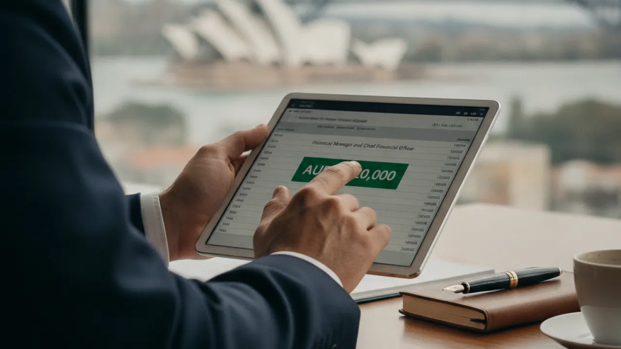 10. Financial Manager and Chief Financial Officer - AUD $120  -  highest paid jobs in australia 2026