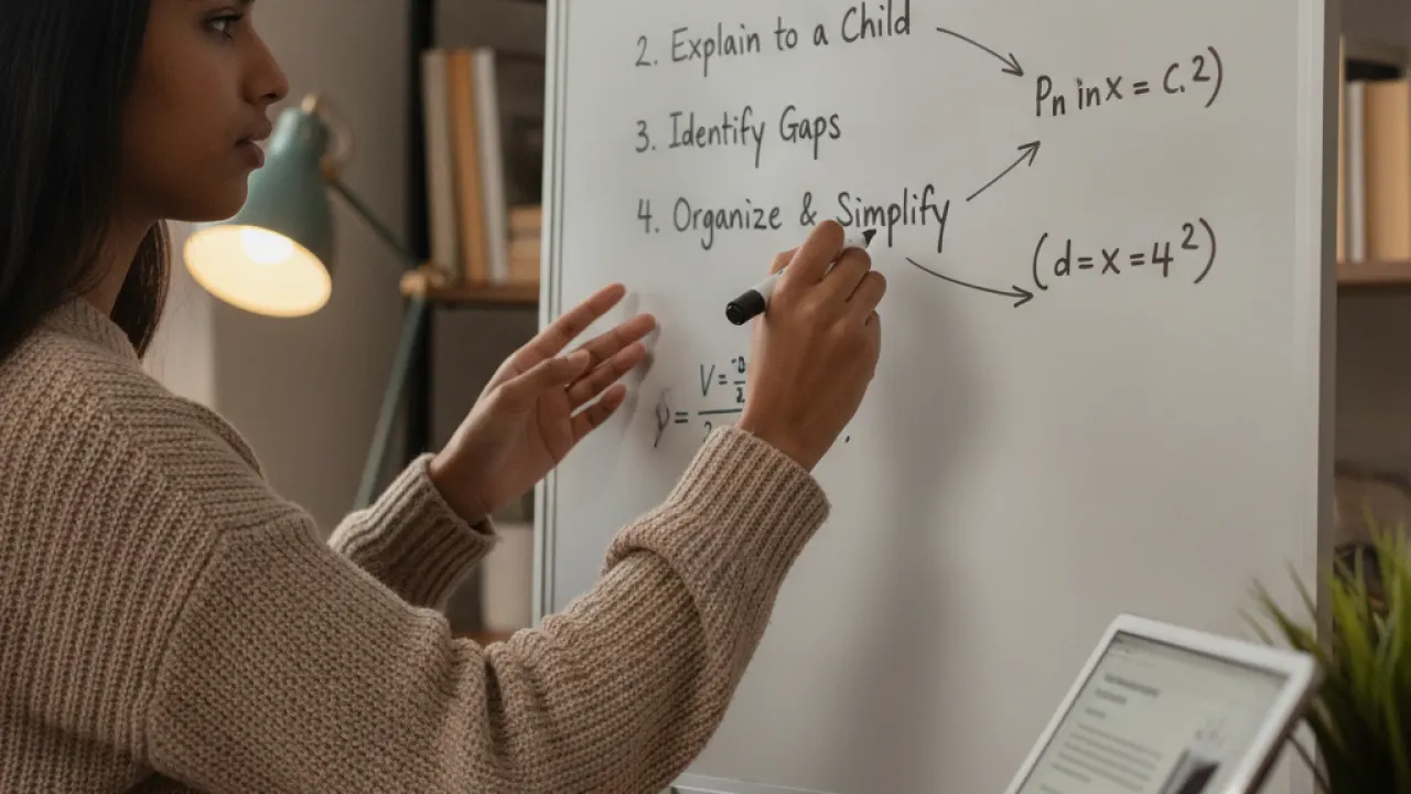 3. Try the Feynman Technique - how to learn faster