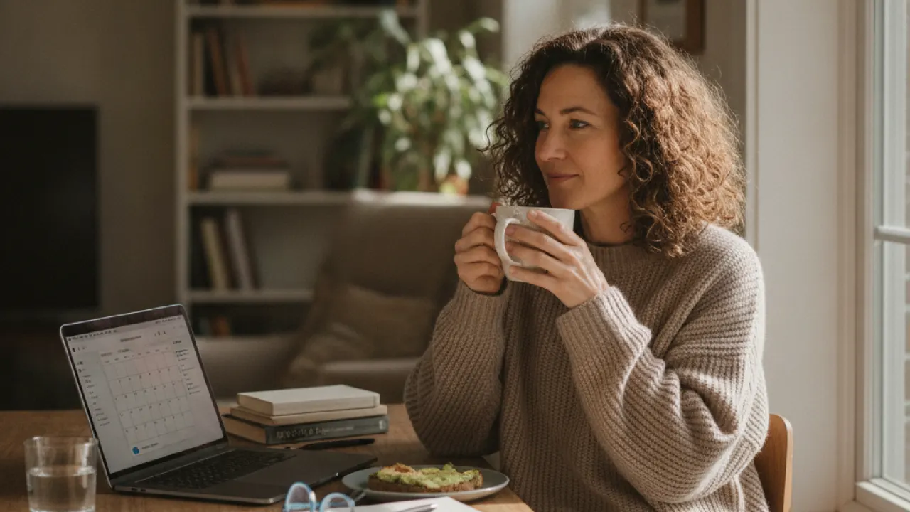 A simple remote work morning routine - remote work tips that actually improve your focus