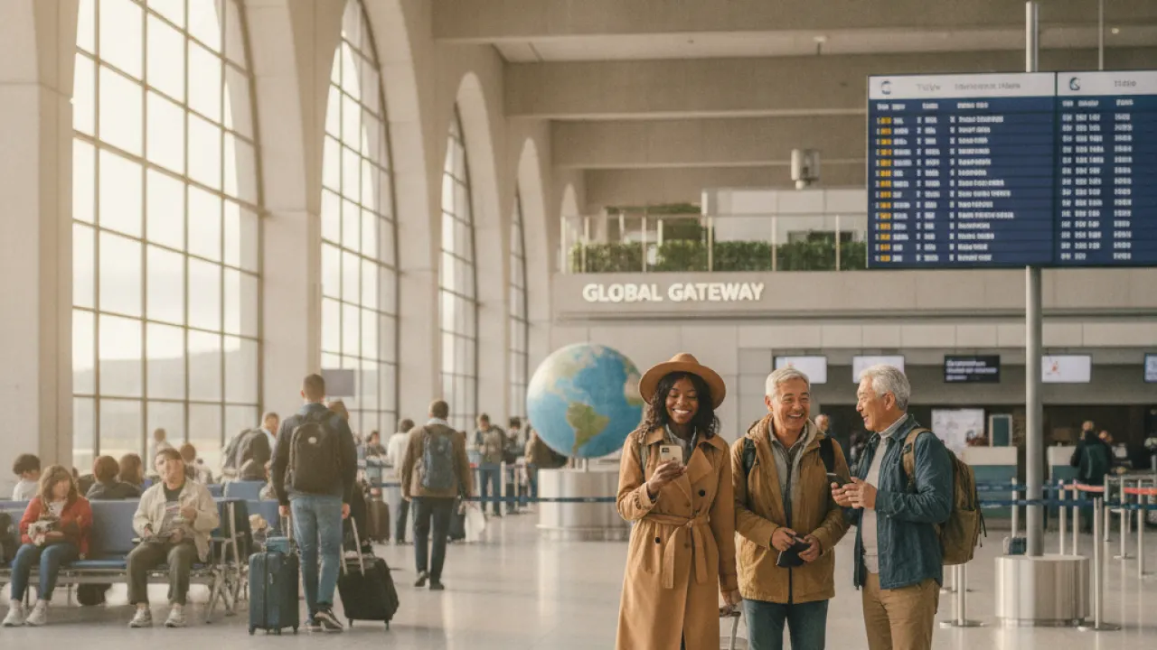 At the Airport - first-time traveller guide