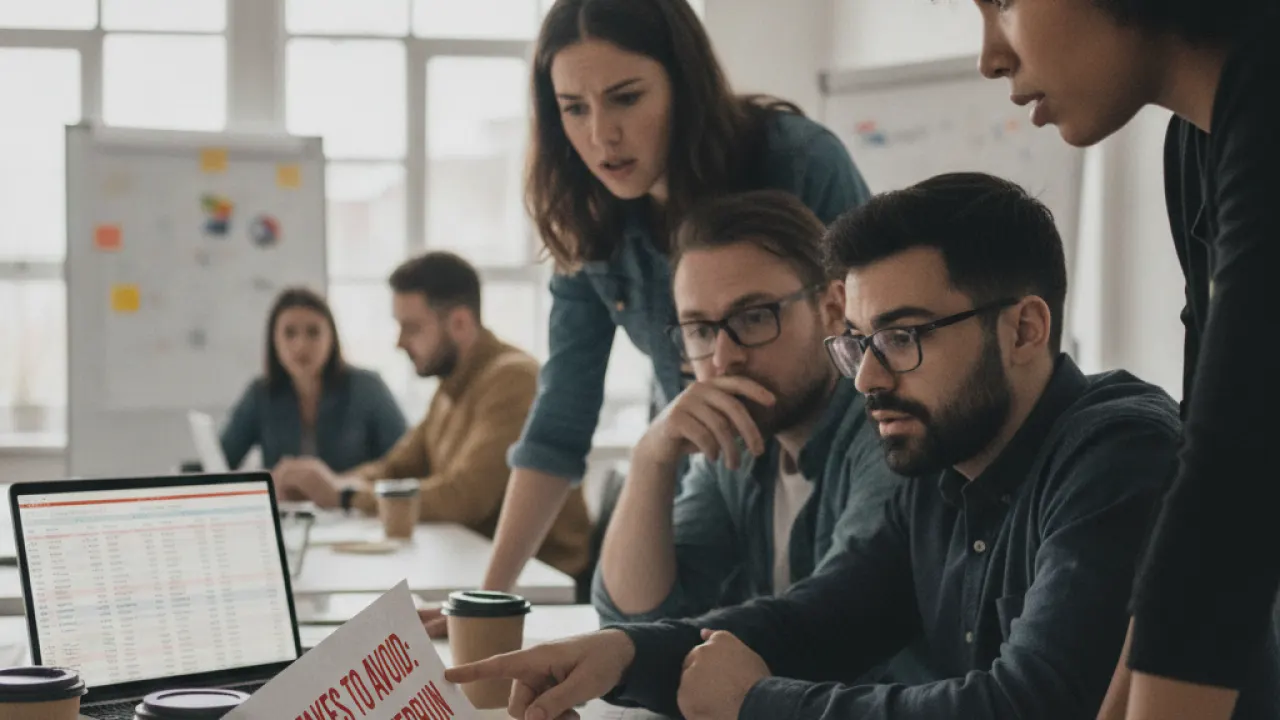 Common Mistakes to Avoid - how to be more productive at work without burning out