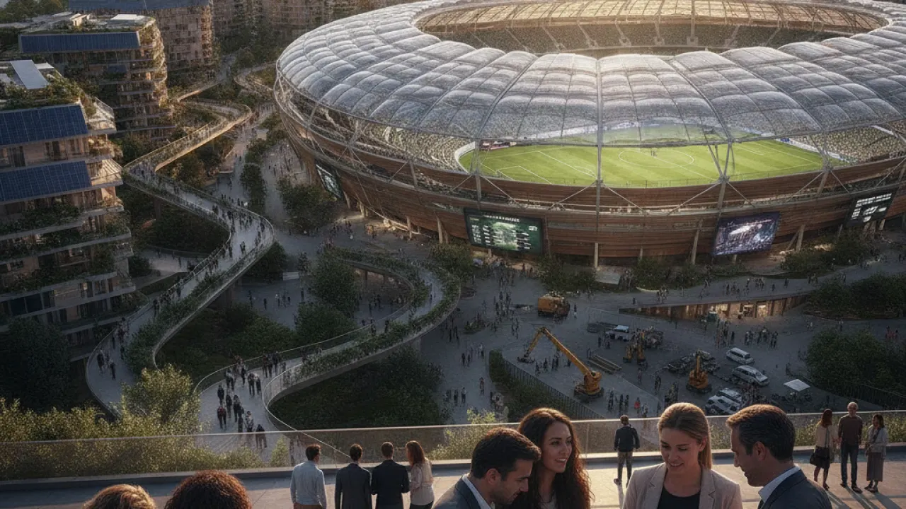 Future of Stadium Development  -  biggest stadiums in world 2026