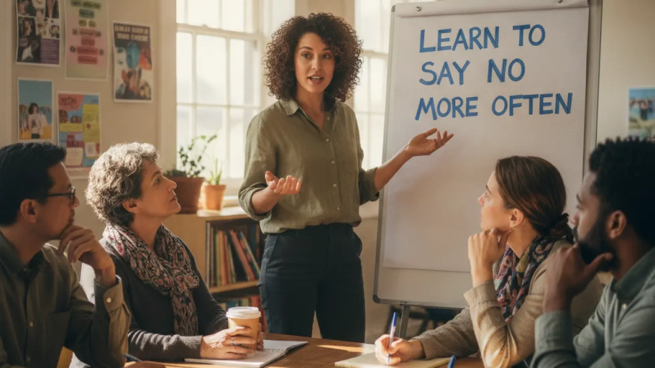 Learn to Say No More Often - how to be more productive at work without burning out
