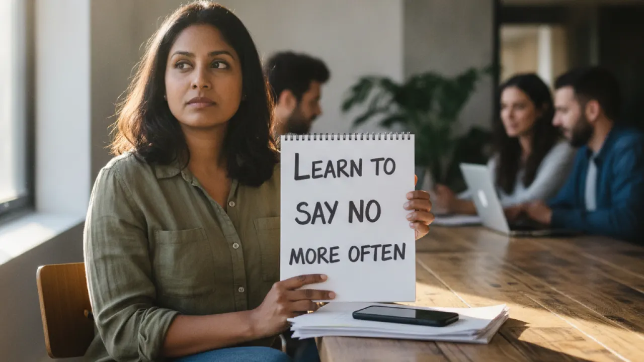Learn to Say No More Often - how to be more productive at work without burning out