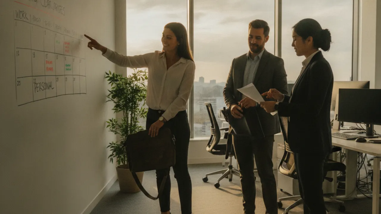 Set Clear Boundaries Around Work Hours - how to be more productive at work without burning out