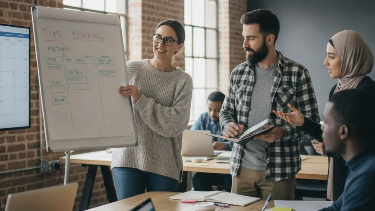 Start With Time Blocking - how to be more productive at work without burning out