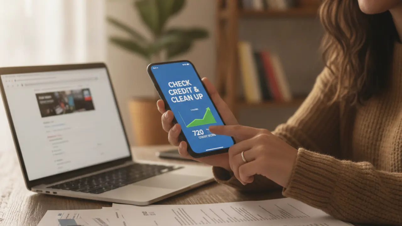Step 1: Check your credit and clean it up - how to buy your first home in 2026
