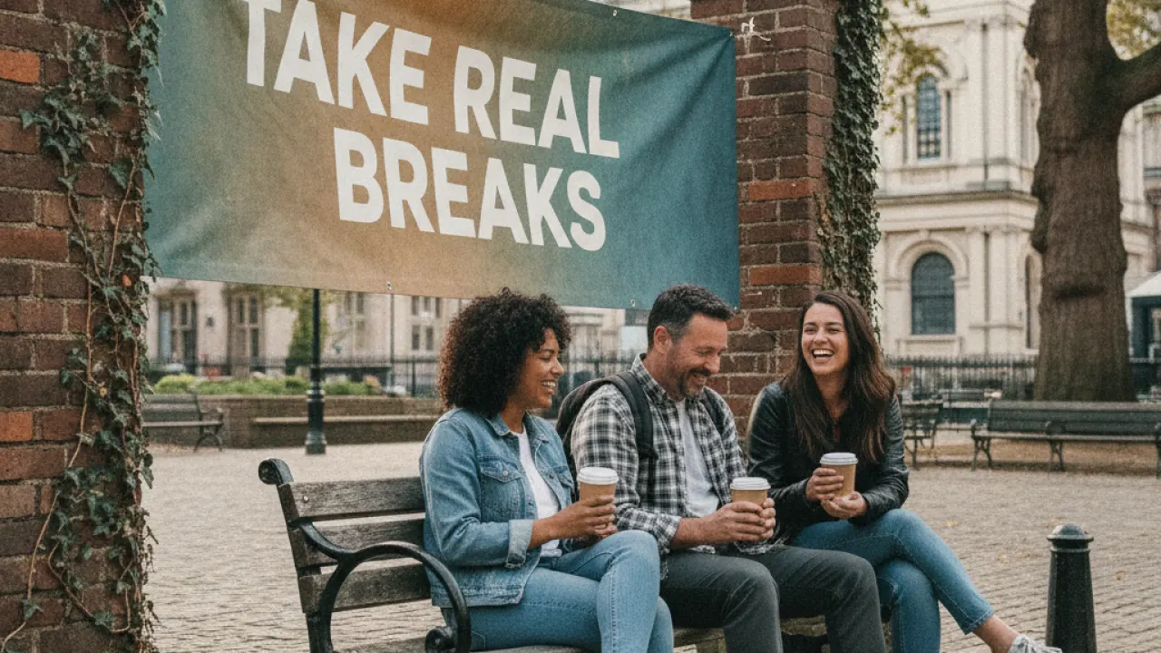 Take Real Breaks  -  how to be more productive at work without burning out