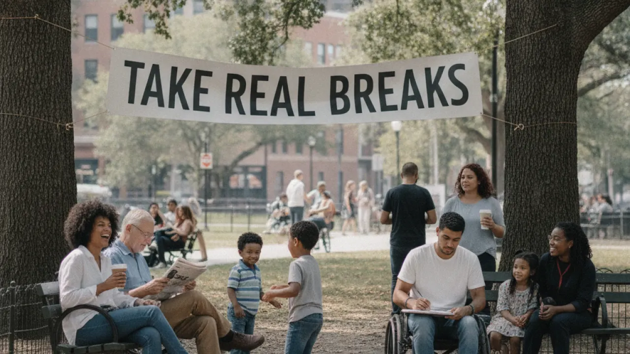 Take Real Breaks - how to be more productive at work without burning out
