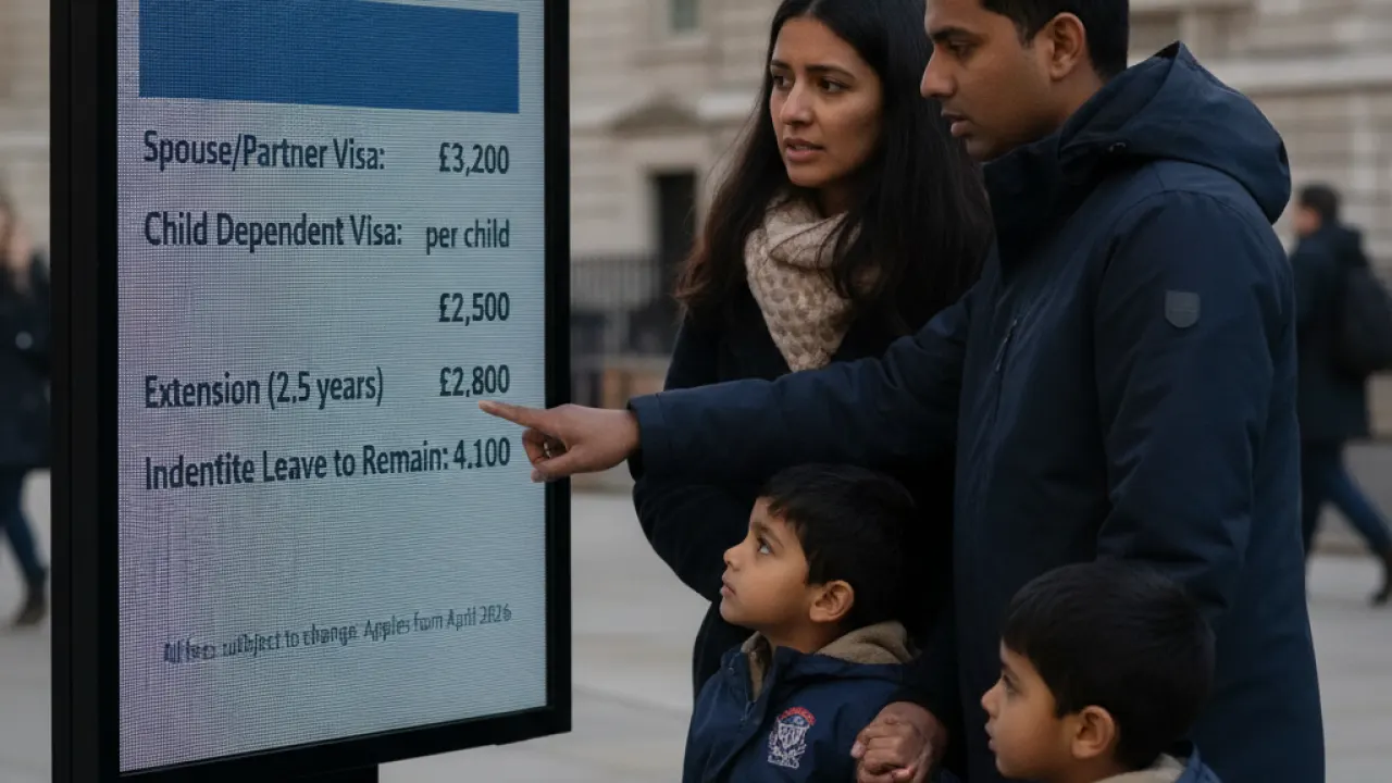 UK Family Visa Fees 2026 - uk visa fee 2026
