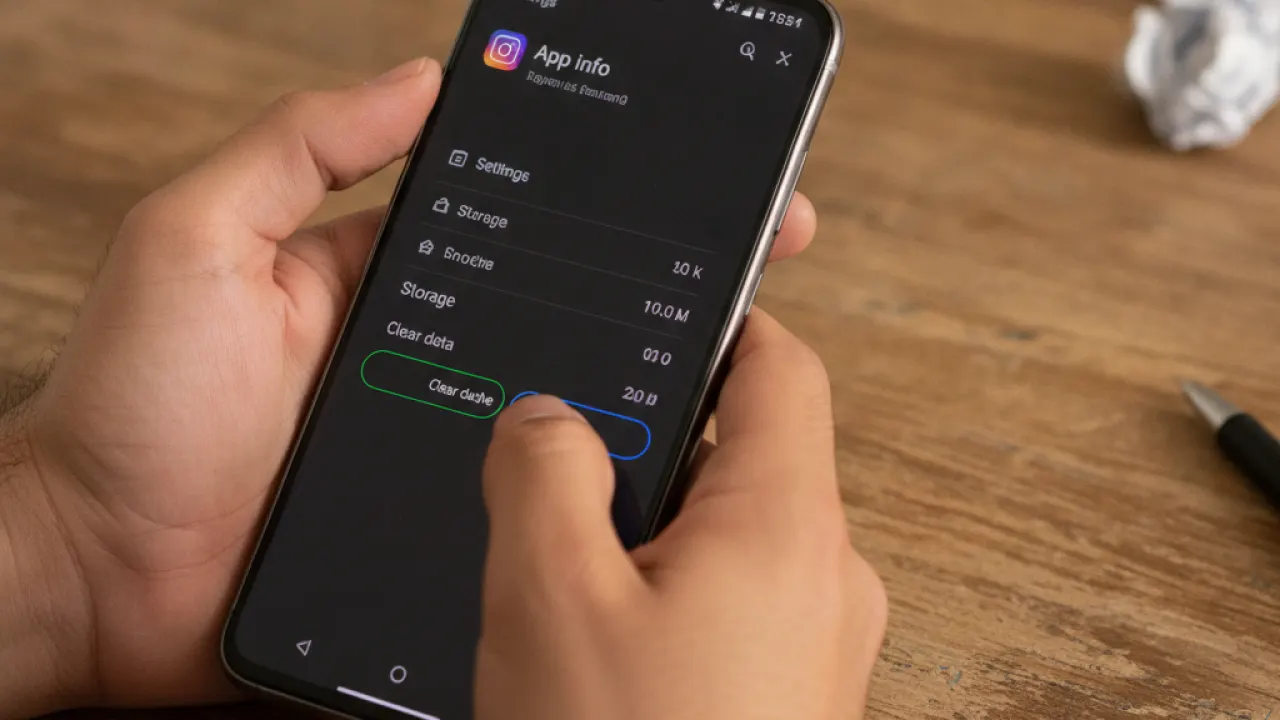 improve mobile performance Android clear app cache in Settings