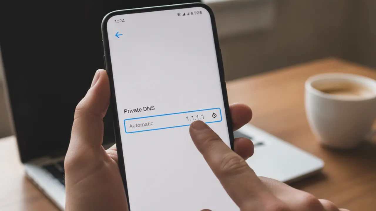 improve mobile performance by changing DNS settings on smartphone