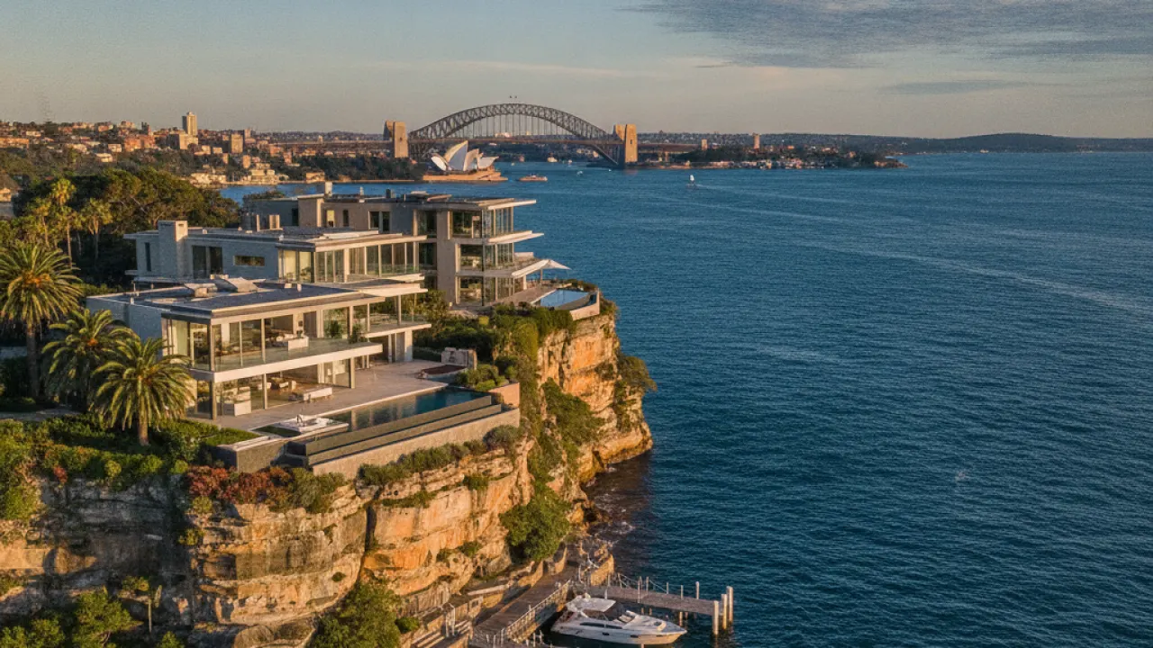 most expensive suburb in australia point piper sydney waterfront mansion