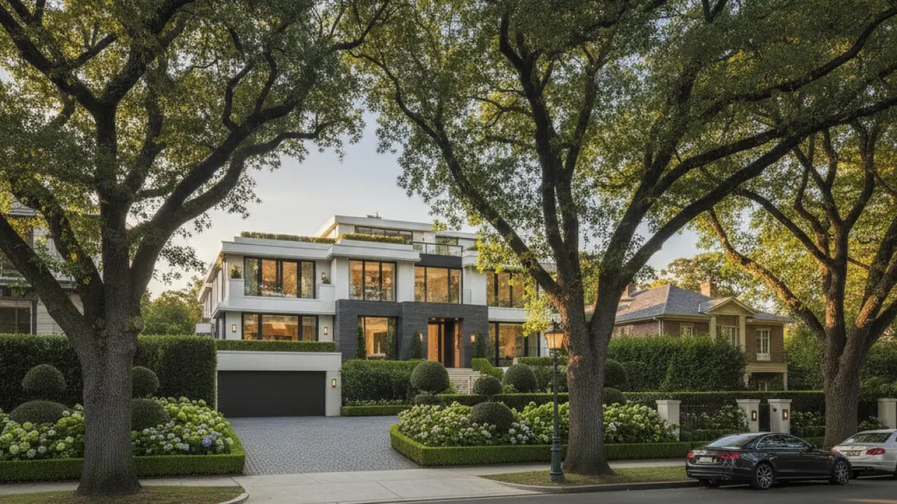 most expensive suburb in australia toorak melbourne elegant street