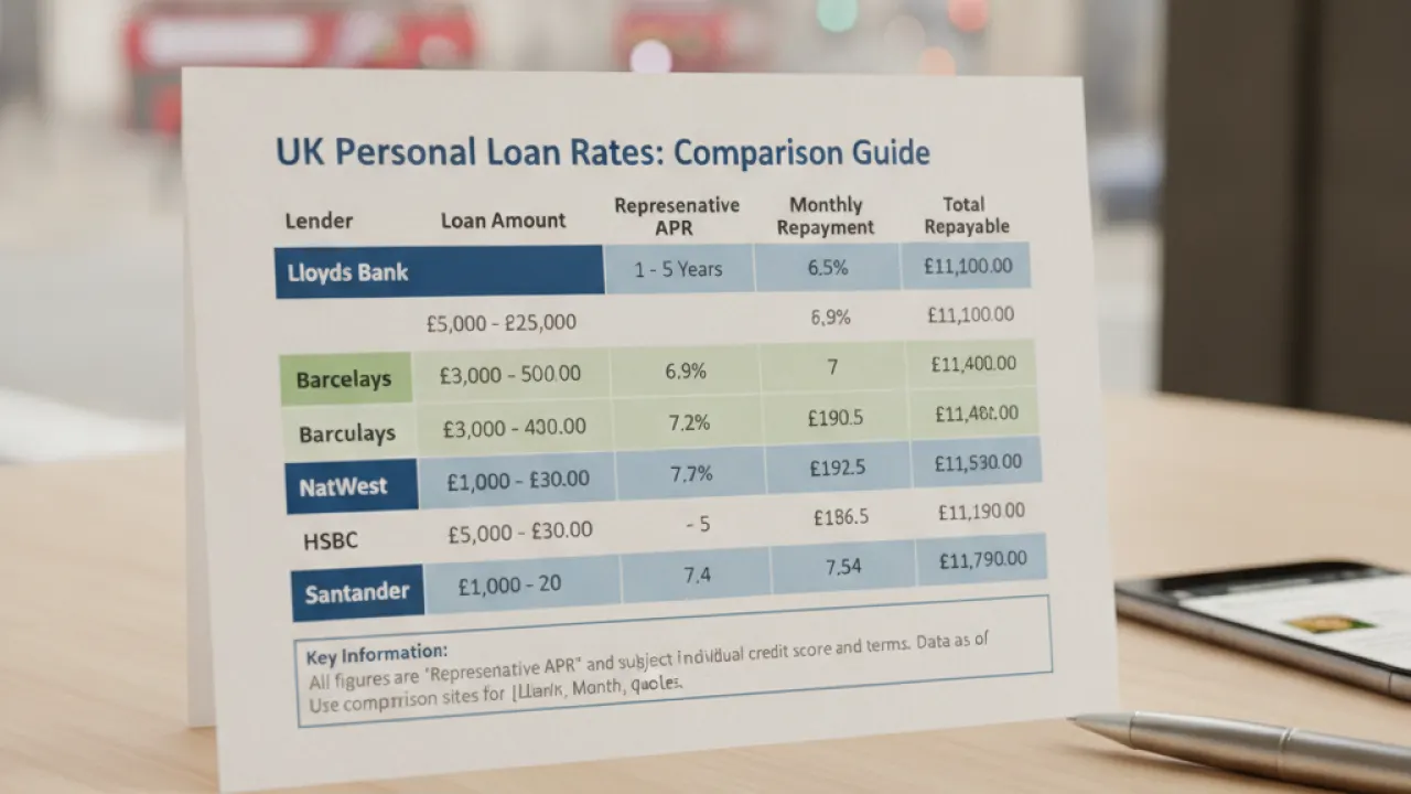 personal loan uk rates detailed information 2026