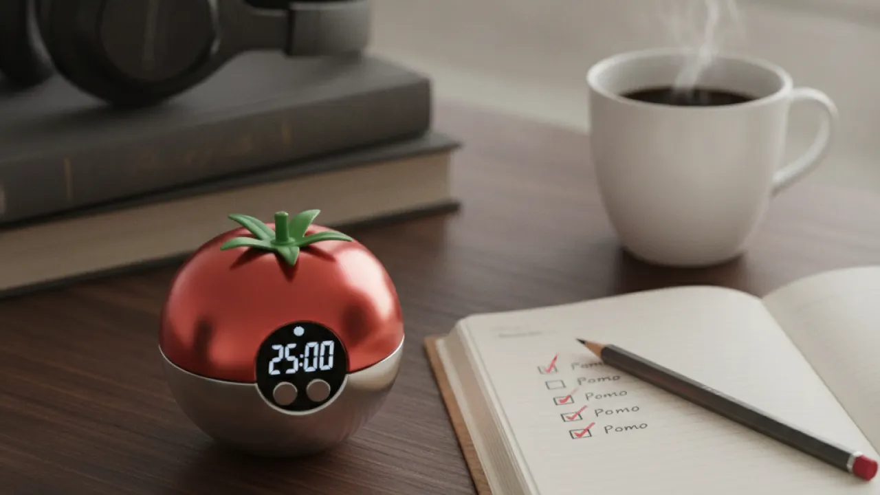 pomodoro timer technique for how to be productive