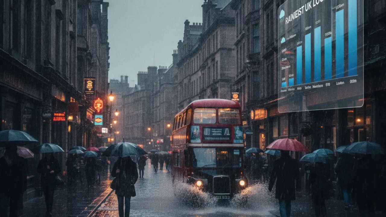 rainiest cities in uk detailed information 2026