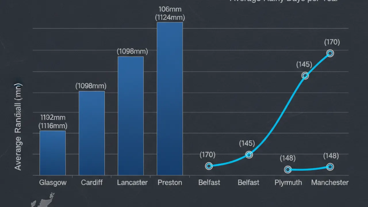 rainiest cities in uk statistics and data 2026