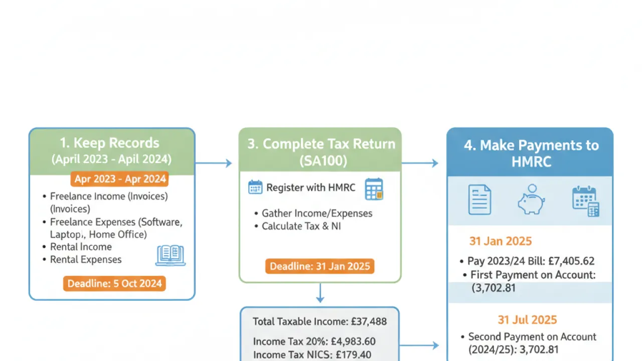 self assessment tax uk practical real world application uk