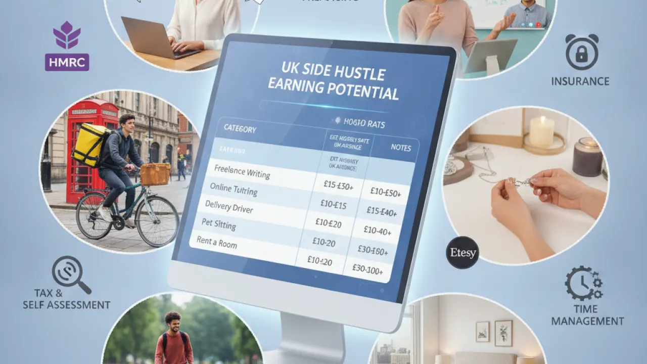 side hustle ideas uk detailed information uk 2026