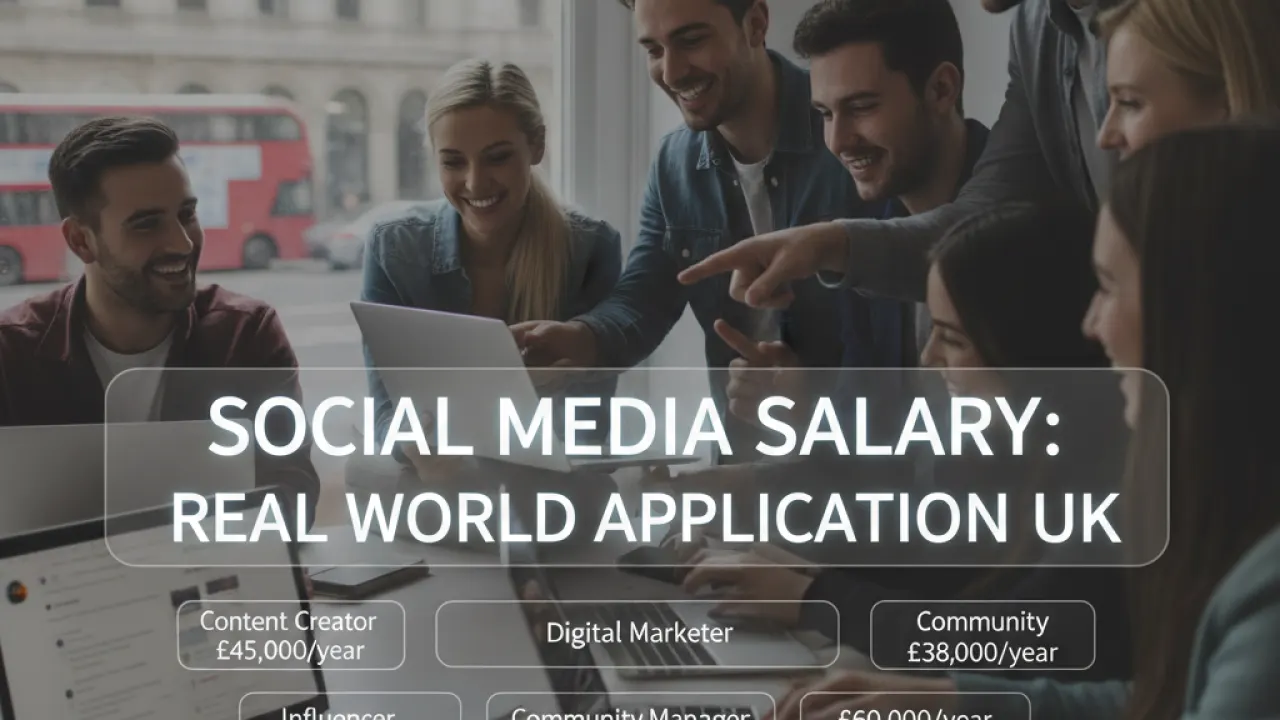 social media salary uk practical application real world