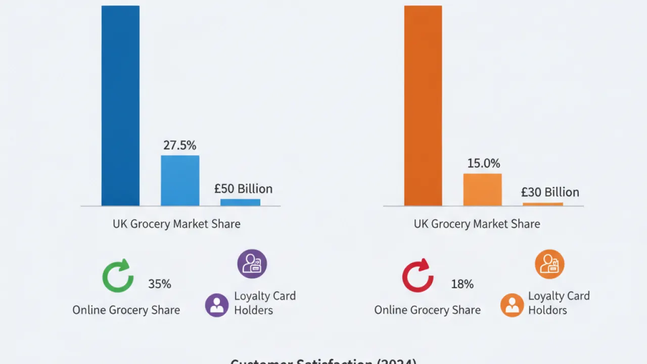 tesco vs sainsburys statistics and data 2026
