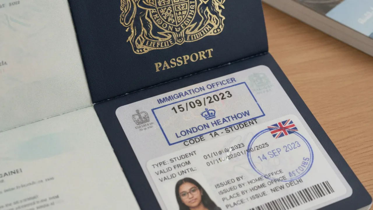 tier 4 student visa uk stamp in passport approved
